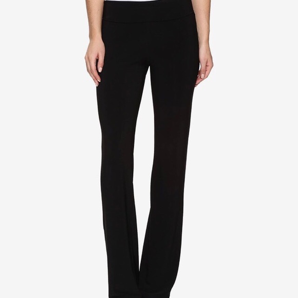 BCBG Black Pants. No Pockets for Smooth Look Straight Leg Size 10 - Picture 2 of 8